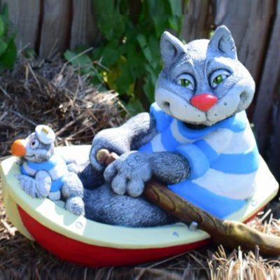 Садовая фигура "Христофор& Матраскин" Ф297