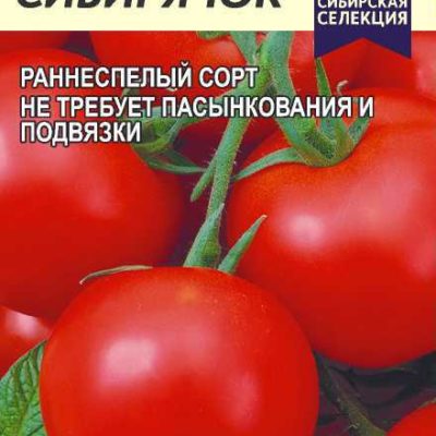 Томат Сибирячок 0,05г Дет Ранн (Сем Алт) Наша Селекция!